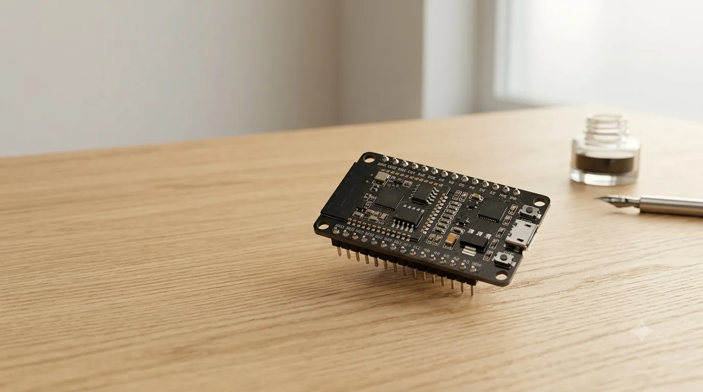 ESP32 GPIO and Push Button Guide: Wiring, Arduino Code, Pull-Up & Debouncing guide illustration