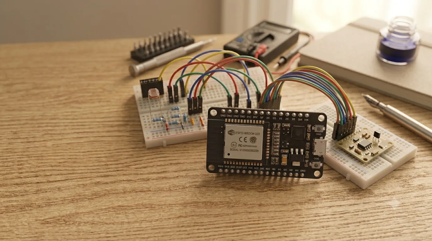 Connect OLED Display with ESP32 guide illustration