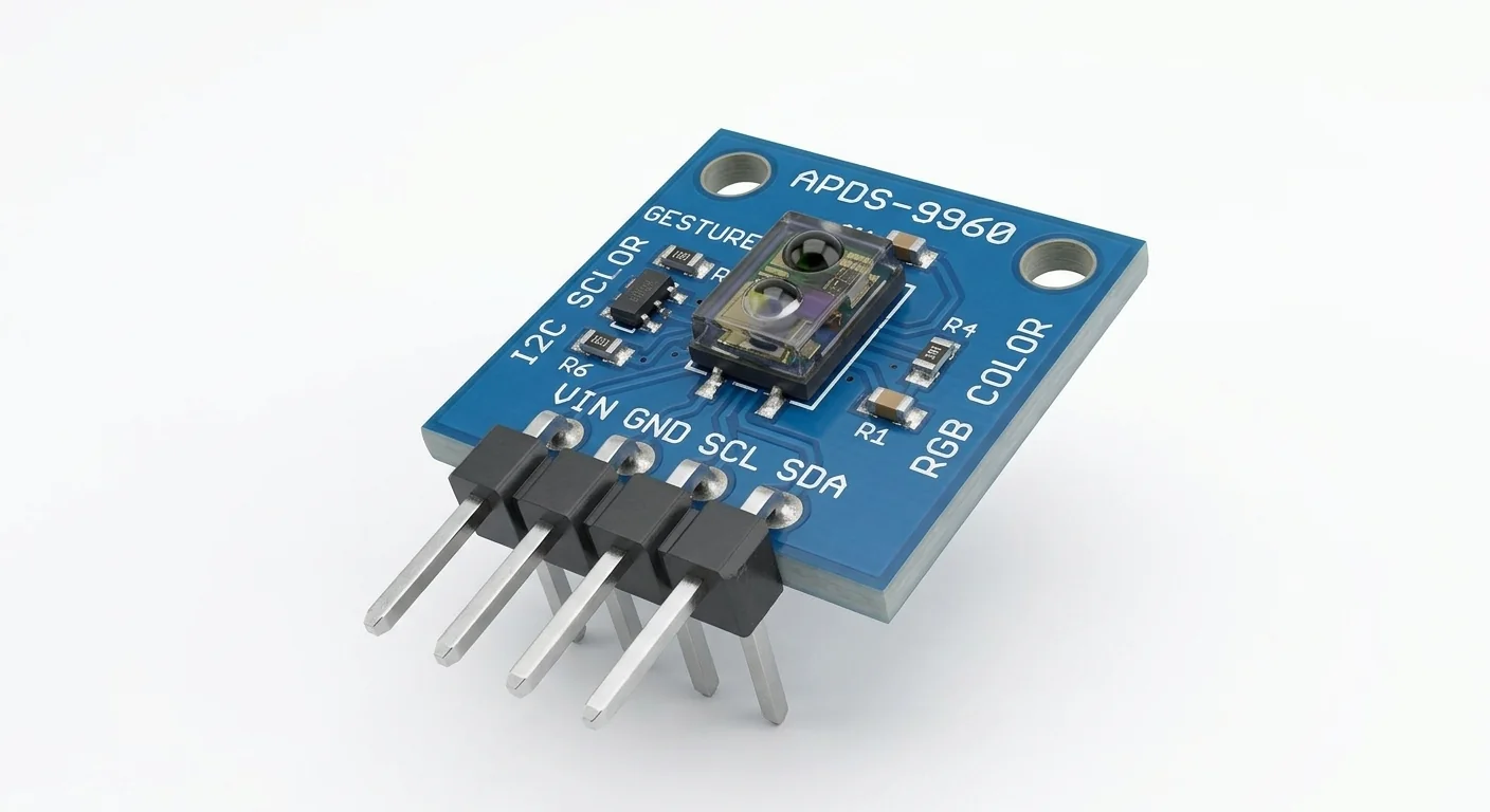 Product-style illustration of APDS-9960 Sensor; not a verified physical pin layout