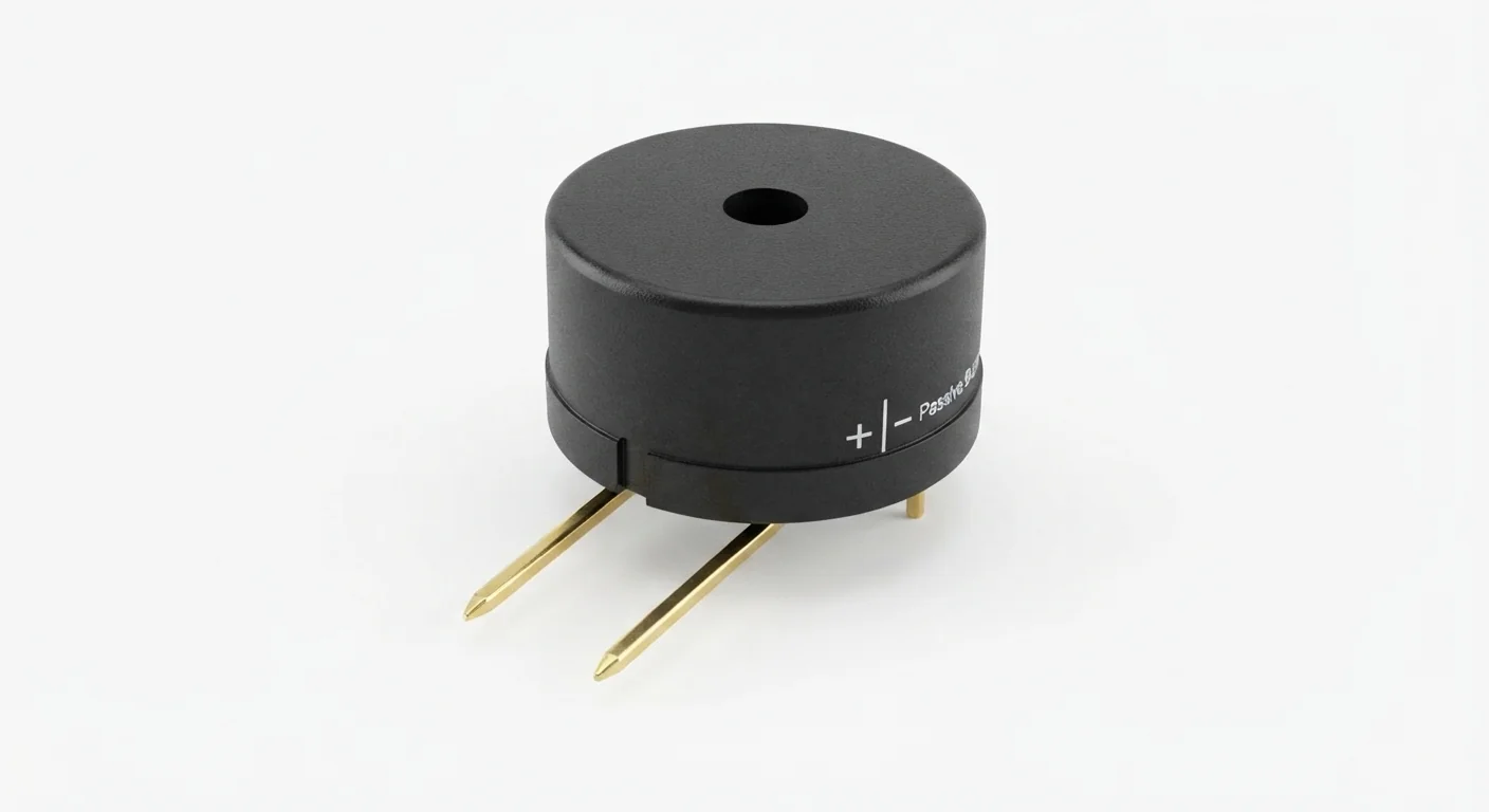 Product-style illustration of Passive Buzzer; not a verified part or physical pin layout