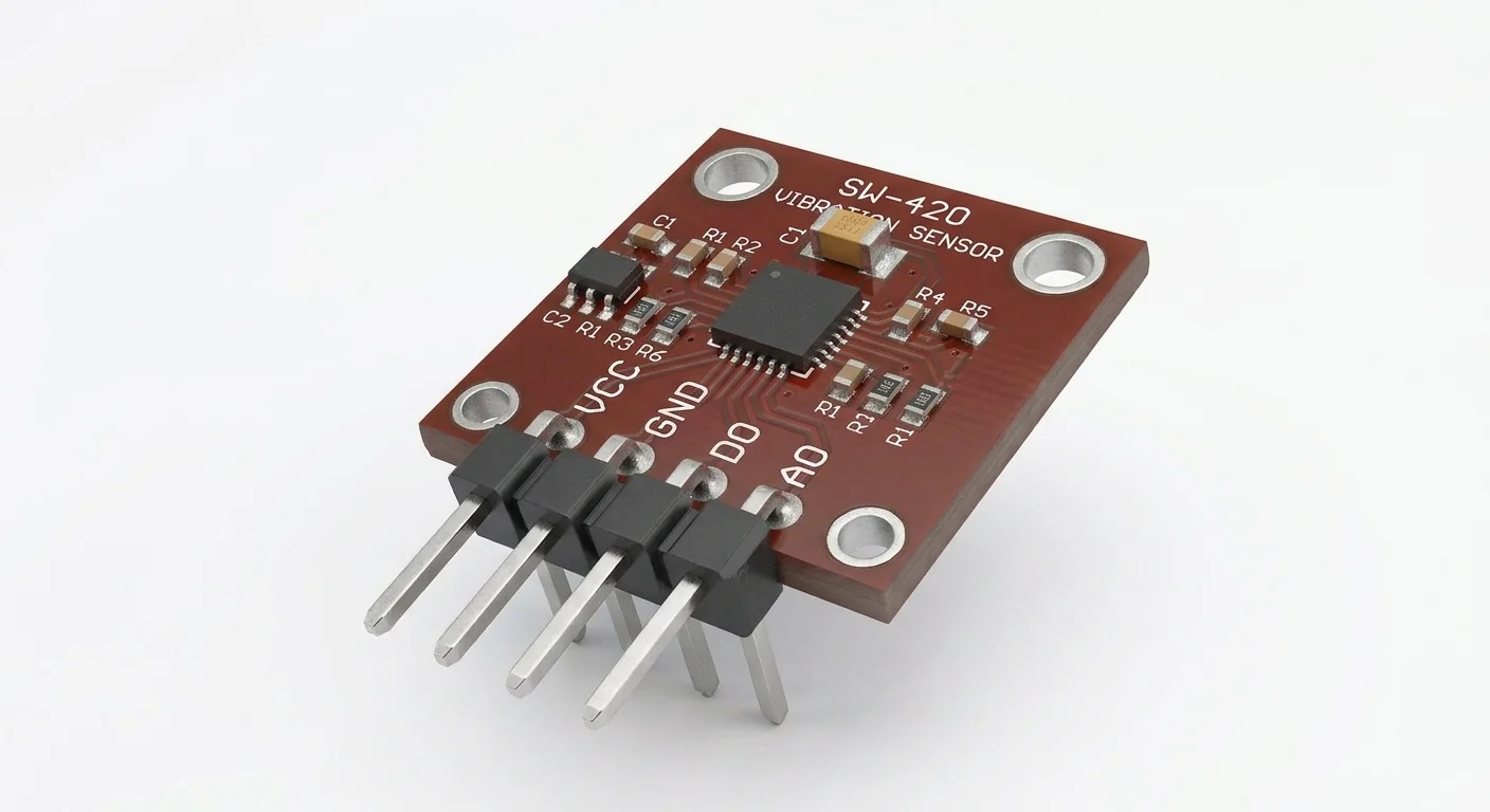 Product-style illustration of SW-420; not a verified physical pin layout